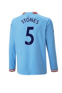 Fotbalové Dres Manchester City John Stones #5 Domácí Oblečení 2022-23 Dlouhý Rukáv